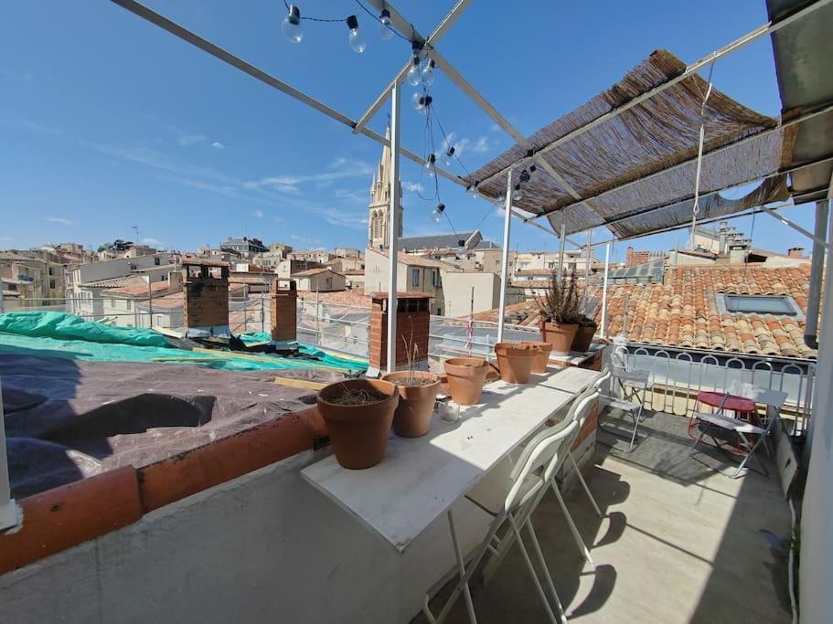Апартаменти Superbe T3 Terrasse Avec Vue Centre Historique Монпельє Екстер'єр фото